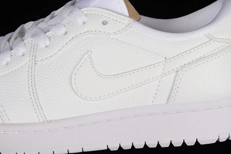 All categories Air Jordan Jordan series basketball shoes Air Jordan 1 Low Z version Air Jordan 1 Low Golf "Triple White" AJ1 Joe 1 new golf version all white color DD9315-101